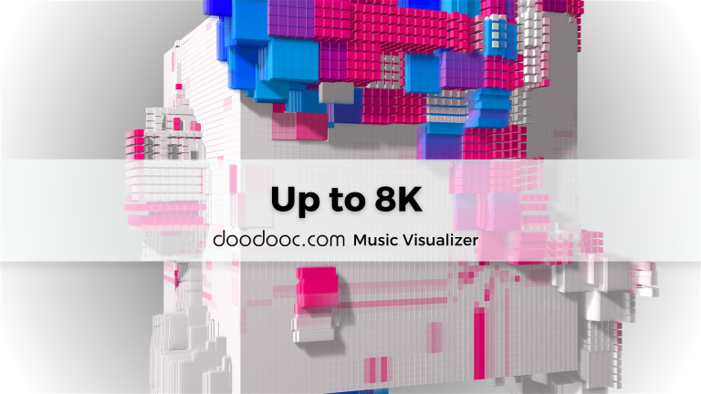 doodooc music visual photo with the text Deep Music Analysis - doodooc.com Music Visualizer on it